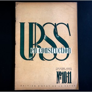 URSS en construction n°10-11 de 1930 