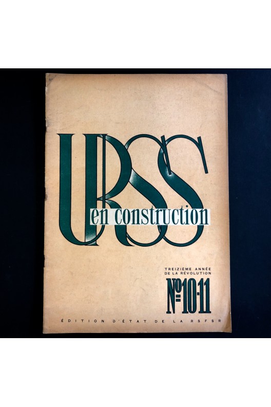 URSS en construction n°10-11 de 1930 