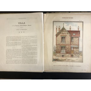 L'habitation pratique décembre 1909 / lithographie Mucha