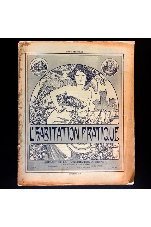 L'habitation pratique septembre 1910 / lithographie Mucha