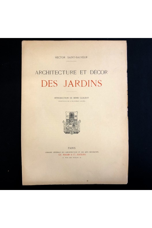 Architecture et décor des jardins / Hector Saint-Sauveur 