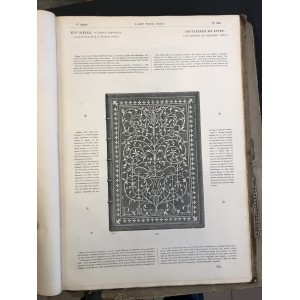 L'art pour tous, encyclopédie de l'art industriel et décoratif 1861 à 1867 6 volumes