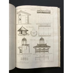 recueil de planches d'architecture début 19ème. Journal la Propriété