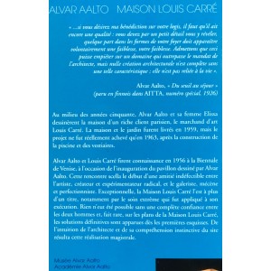 Alvar Aalto / Maison Louis Carré (Bazoches-sur-Guyonne)