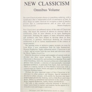 New Classicism / Omnibus volume. 