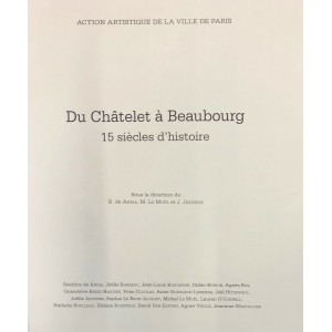 Du Châtelet à Beaubourg - 15 siècles d'histoire 