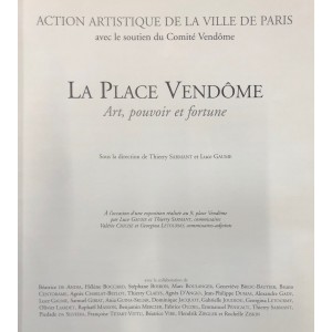 La Place Vendôme - art, pouvoir et fortune 