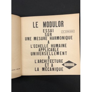 Le Modulor 1 et 2 / Le Corbusier 