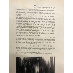 Derniers domiciles connus / Logements 1970-1990.